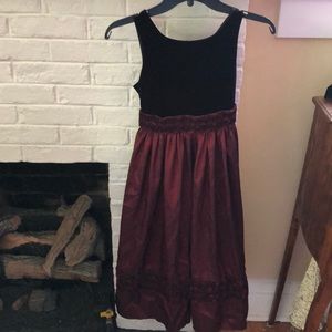 Girls Christmas Dress with Shaw